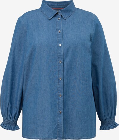 TRIANGLE Bluse in blue denim, Produktansicht