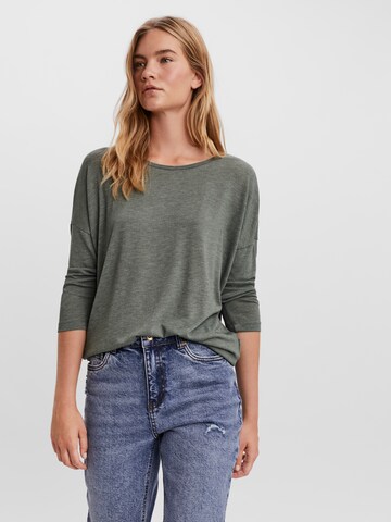 VERO MODA Shirt 'Carla' in Groen: voorkant