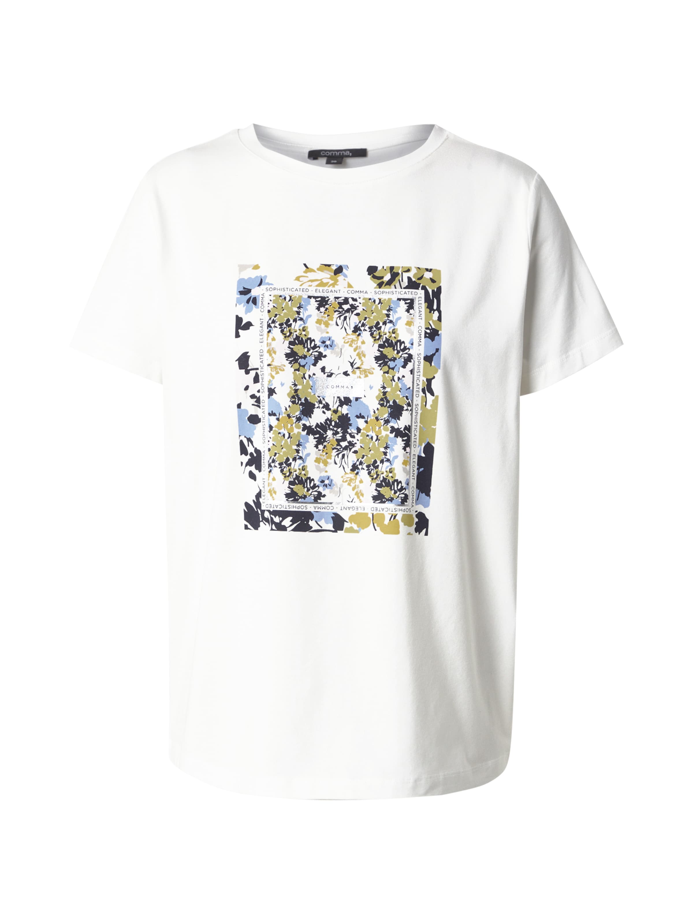 COMMA Koszulka w kolorze biały: przód