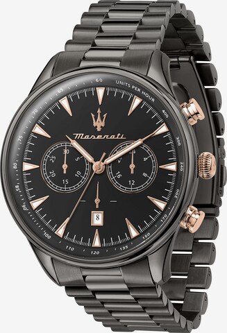 Maserati Uhr in Schwarz: predná strana