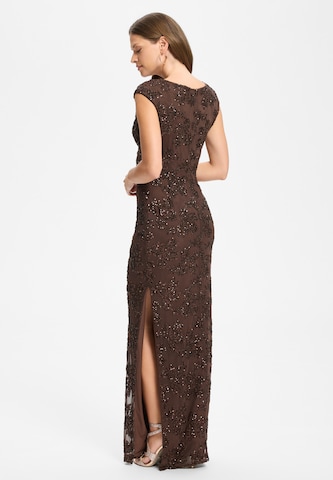 SWING Evening Dress in Brown