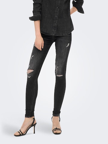 ONLY Skinny Jeans 'PAOLA' in Grijs: voorkant