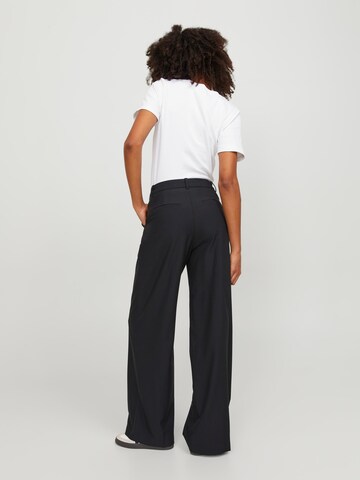 JJXX Wide leg Pleat-Front Pants 'ELLIS' in Black