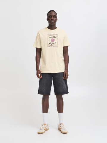 BLEND - Camisa 'BHJoey' em bege
