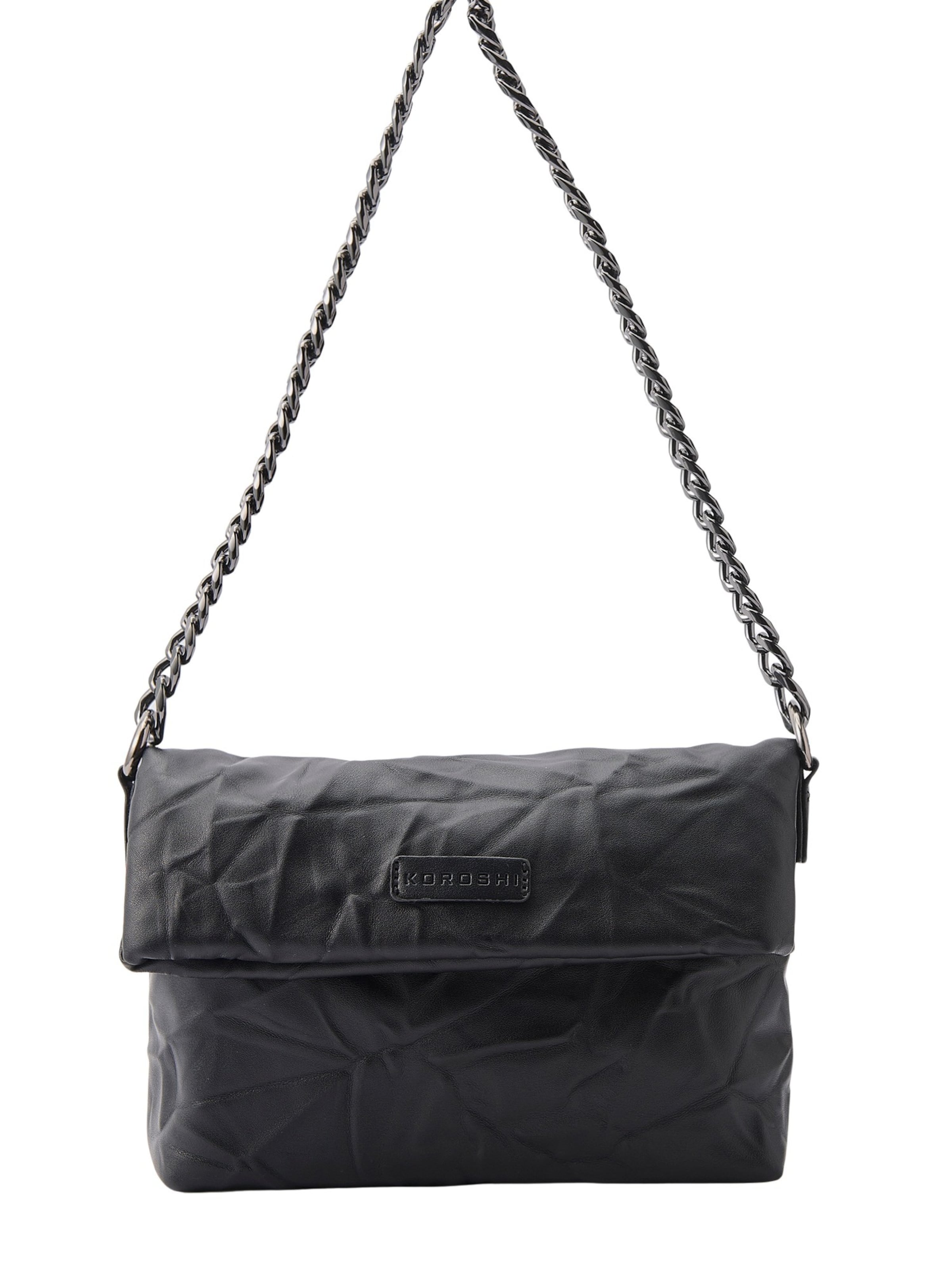KOROSHI Τσάντα ώμου σε μαύρο, Άποψη προϊόντος