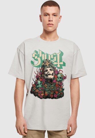 Merchcode T-Shirt 'Ghost - Bliss' in Grau: Vorderseite