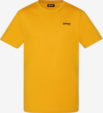 Schott NYC Shirt in Gelb: Vorderseite