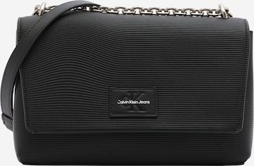 Calvin Klein Jeans Shoulder Bag in Black: front