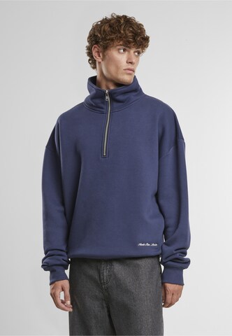 Sweat-shirt Prohibited en bleu : devant