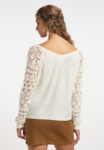 Pull-over IZIA en blanc