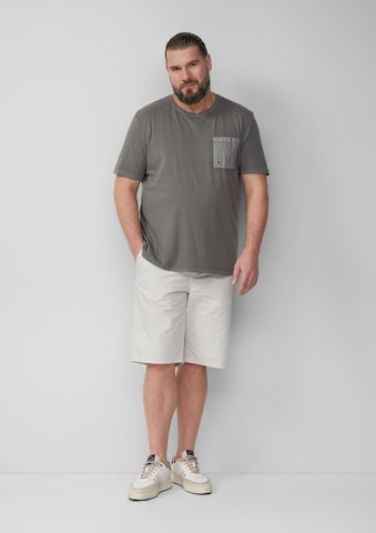 s.Oliver Wide Leg Shorts 'Detroit' in Beige