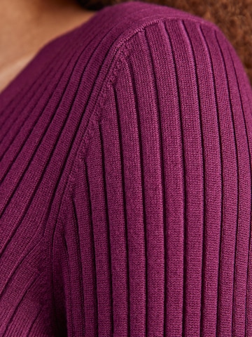 King Louie Knit Cardigan 'Mila' in Purple