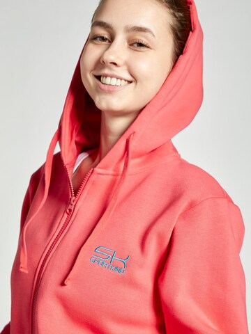 SPORTKIND Sportjas 'Unisex Zip Hoodie' in Oranje