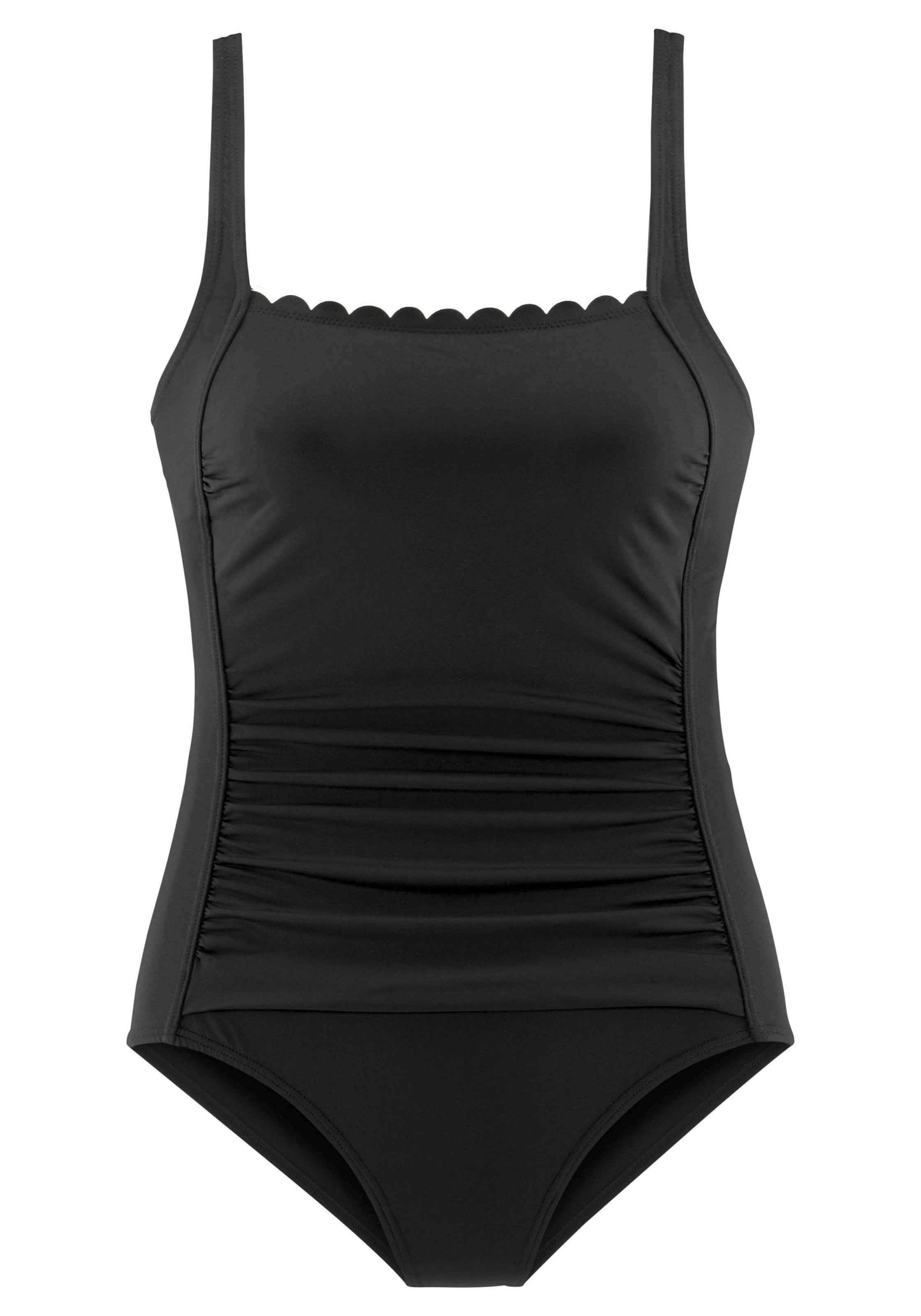 LASCANA Ολόσωμο μαγιό 'Camilla' σε μαύρο: μπροστά