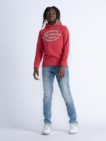 Petrol Industries Sweatshirt 'Schaumburg' in Rood