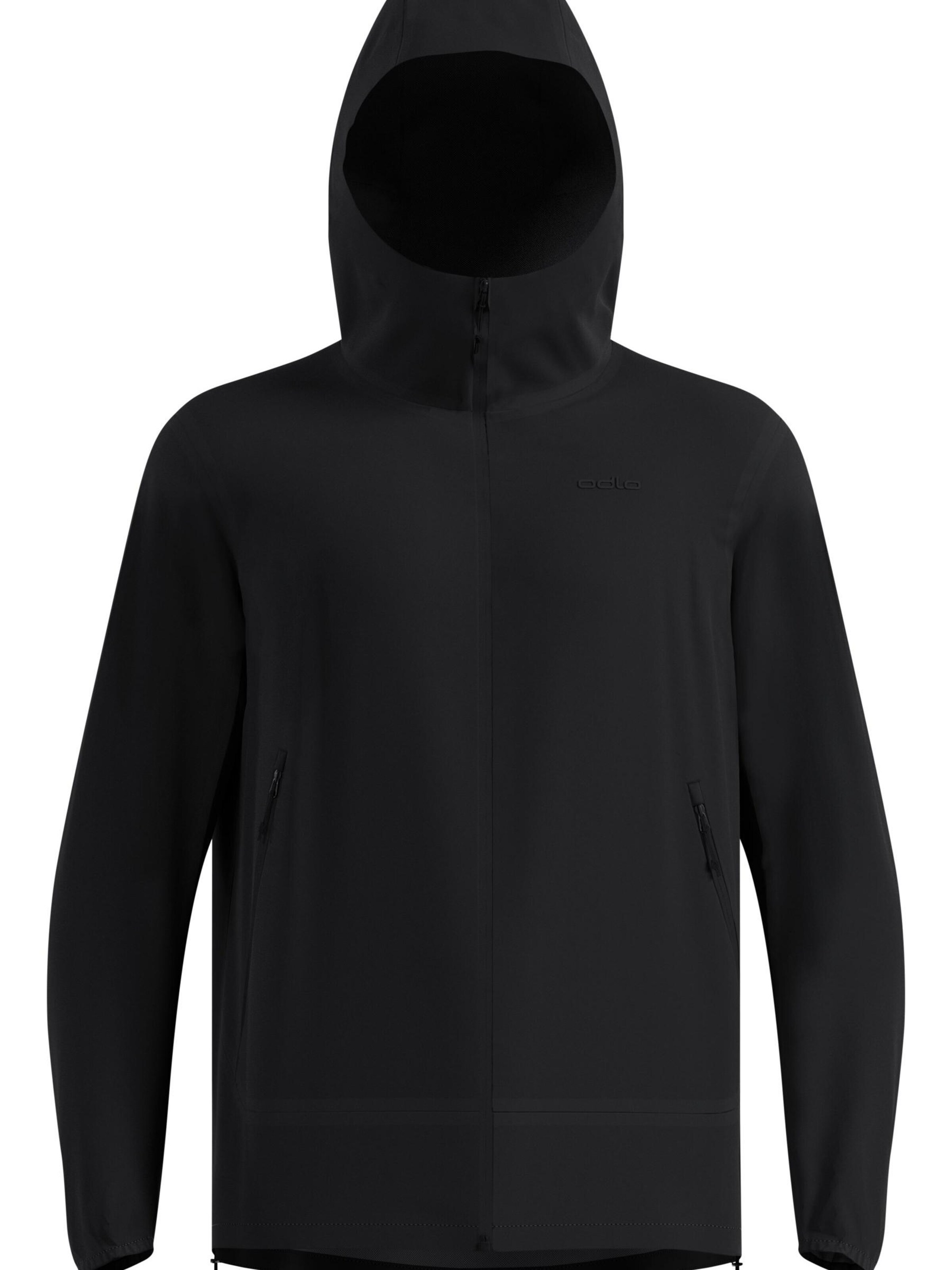 ODLO Outdoor jacket 'ESSENTIAL 2.5L WATERPROOF' in Black: front