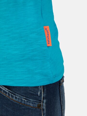 salzhaut Shirt 'Telte' in Blauw