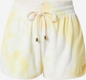 River Island - Regular Calças em amarelo: frente