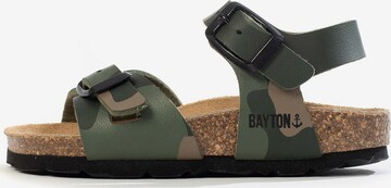 Bayton Sandalen 'Pegase' in Groen: voorkant