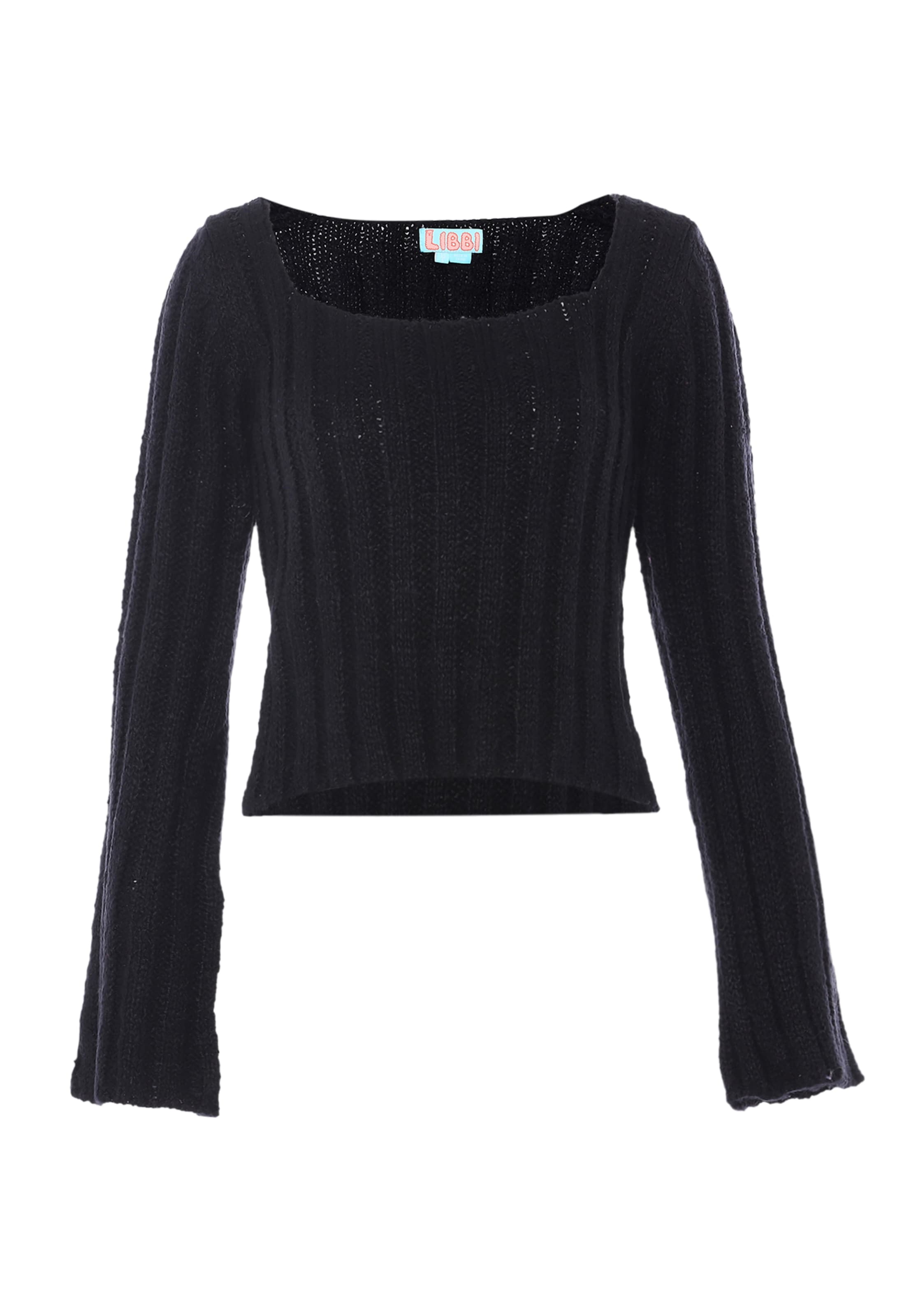 Libbi Pullover in Schwarz: Vorderseite