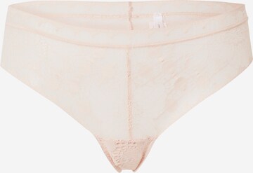 Slip Chantelle en beige : devant