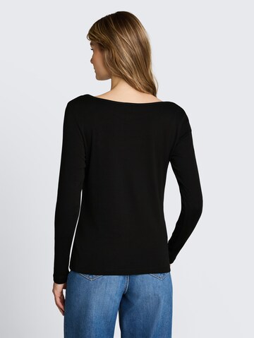 TOM TAILOR Shirt in Schwarz