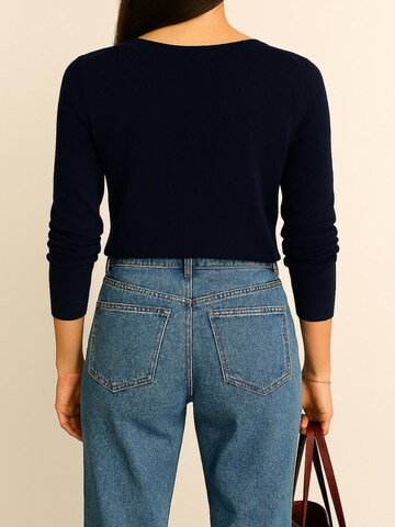 WEARABLE STORIES Sweater 'Ginny' in Blue