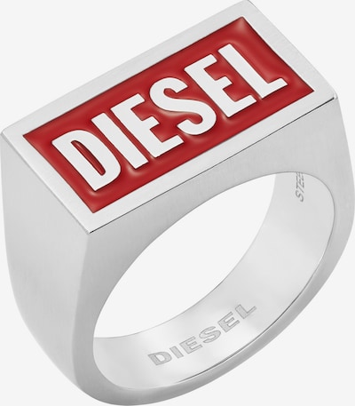 DIESEL Ring in Red / Silver, Item view