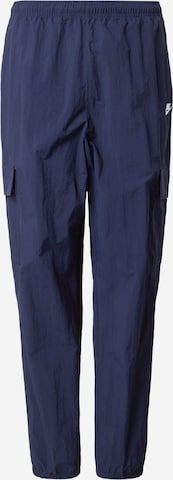 Nike Sportswear Tapered Cargobukser 'CLUB' i blå: forside