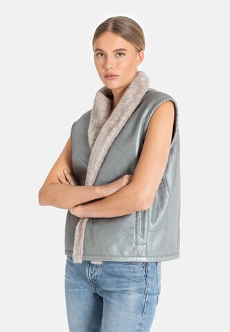 Werner Christ Vest 'Hermine' in Purple