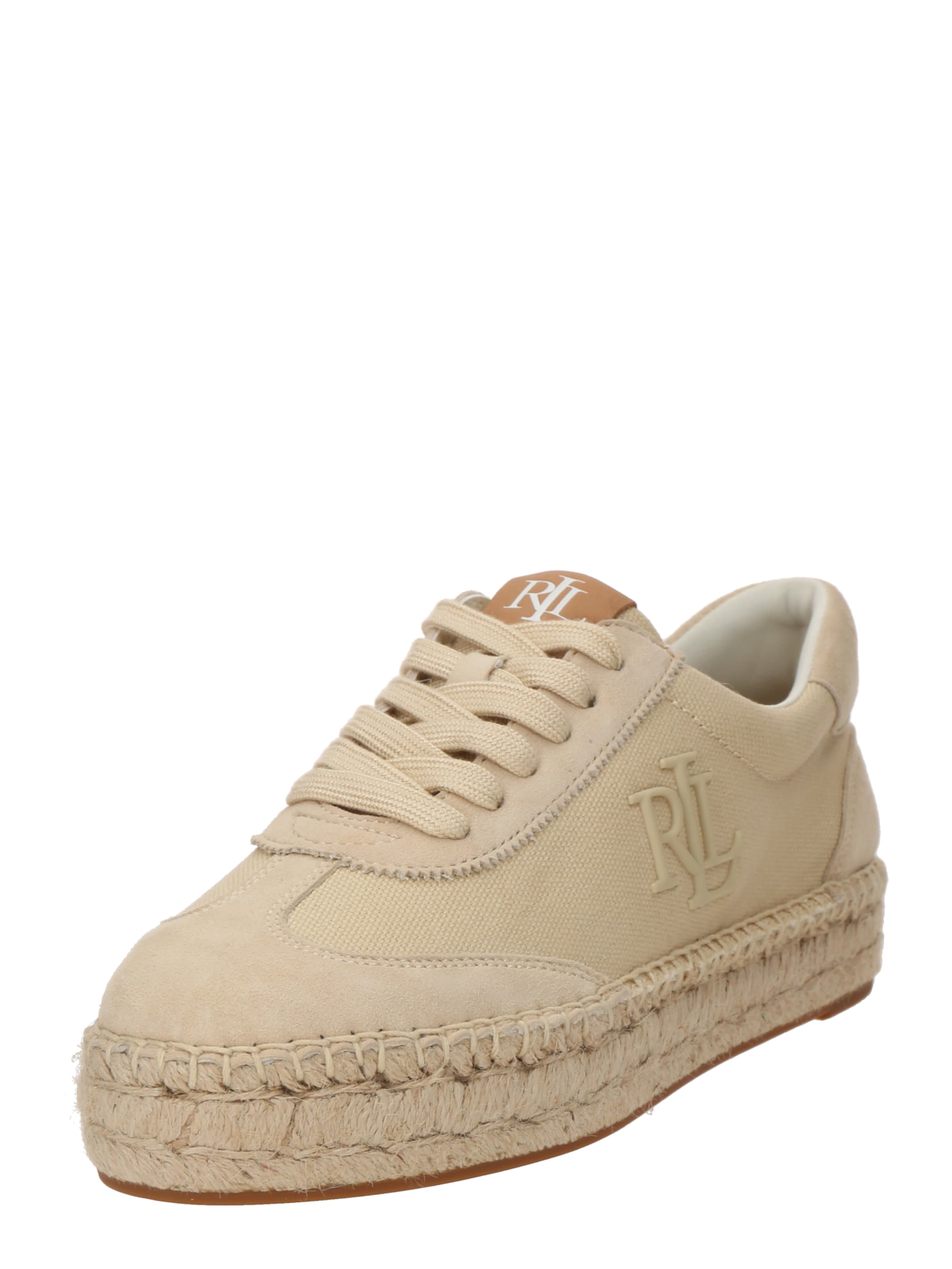 Sneaker low 'LUIZE' de la Lauren Ralph Lauren pe bej: față