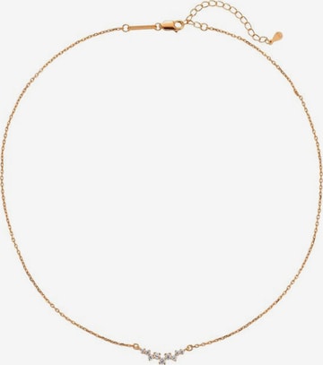 Hey Happiness - Cadena 'Lumi Line' en oro: frente