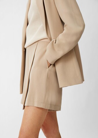 COMMA Wide Leg Shorts in Beige