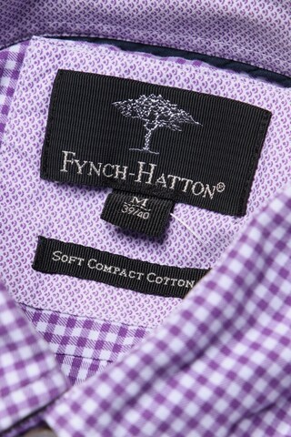 FYNCH-HATTON Button Up Shirt in M in Purple