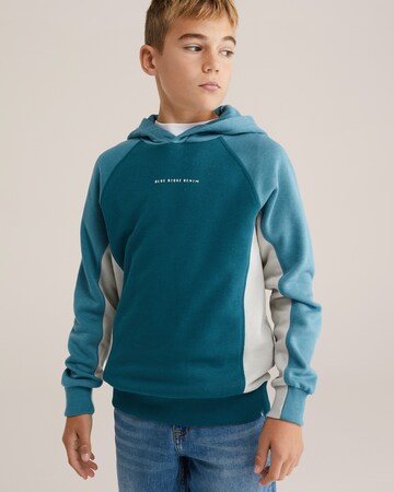 WE Fashion Sweatshirt in Blau: Vorderseite