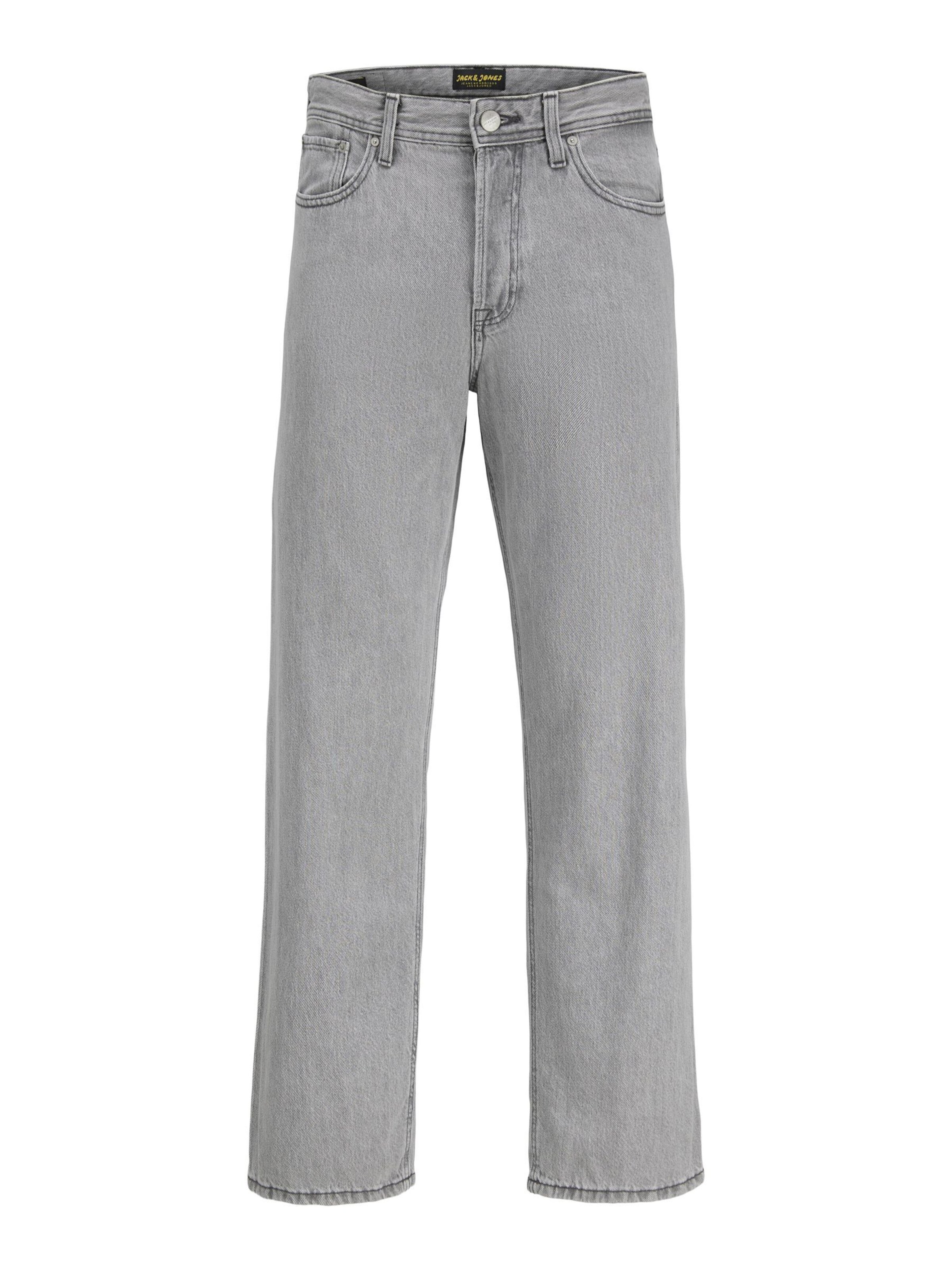JACK & JONES Loose fit Jeans 'EDDIE ORIGINAL MF 313' in Grey: front