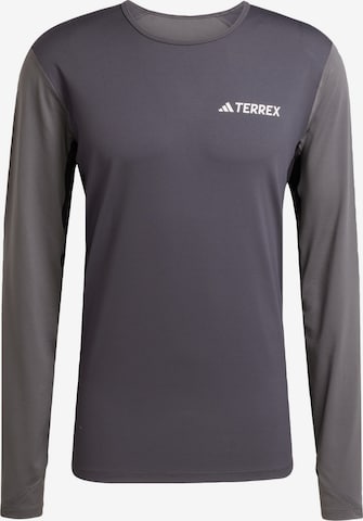 ADIDAS TERREX - Camiseta térmica 'Multi Synthetic Base Layer Long' en gris: frente