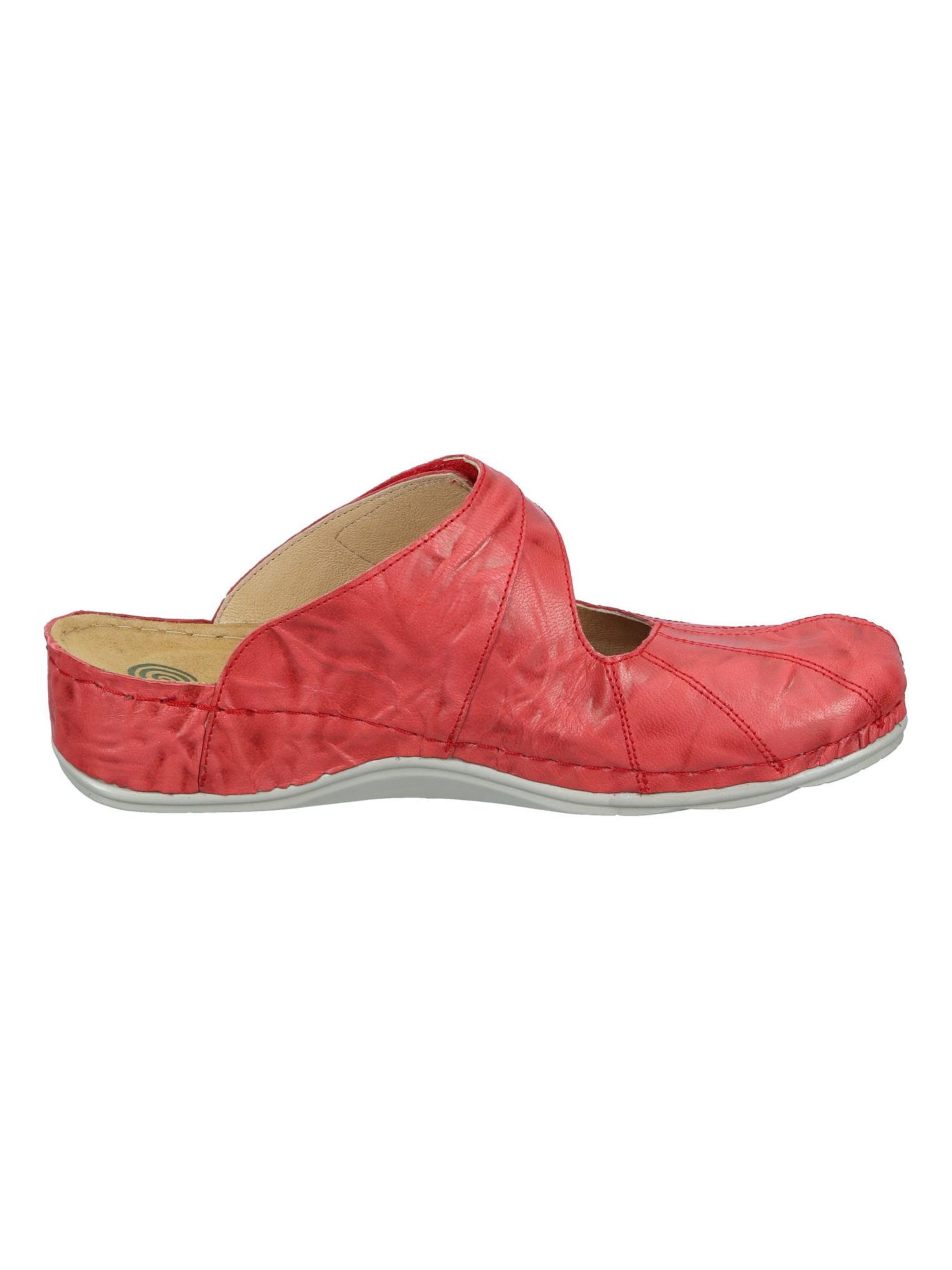 DR. BRINKMANN Mules 'SAGUNT' in Red