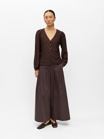 OBJECT Bluse 'OBJLAILA' in Braun