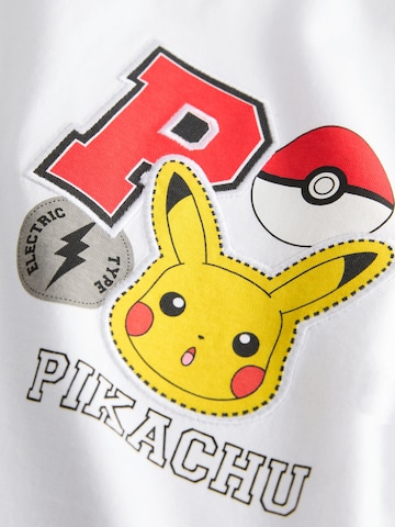 T-Shirt 'Pokémon' Next en blanc