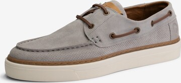 Travelin Moccasins 'Shipton ' in Grey: front