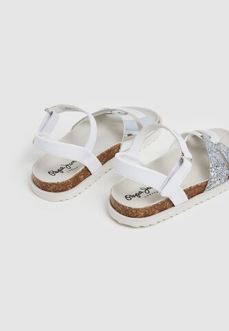 Pepe Jeans Sandalen ' BERLIN' in Zilver