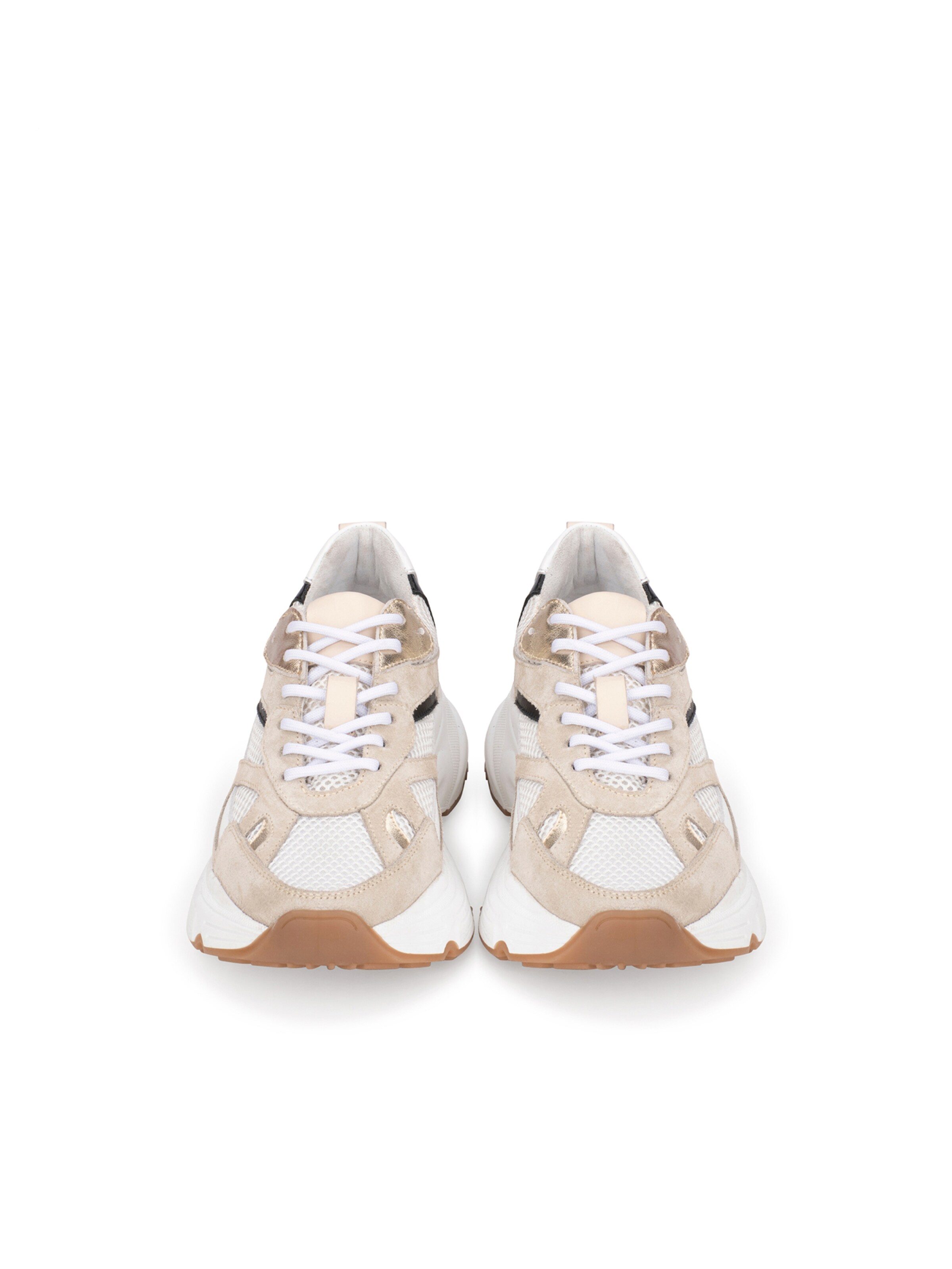PS Poelman Sneakers laag in Beige
