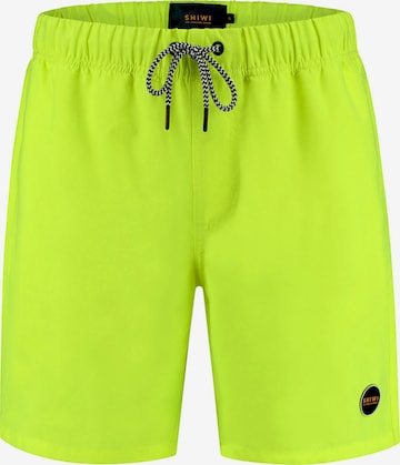 Shorts de bain 'Mike' Shiwi en jaune : devant