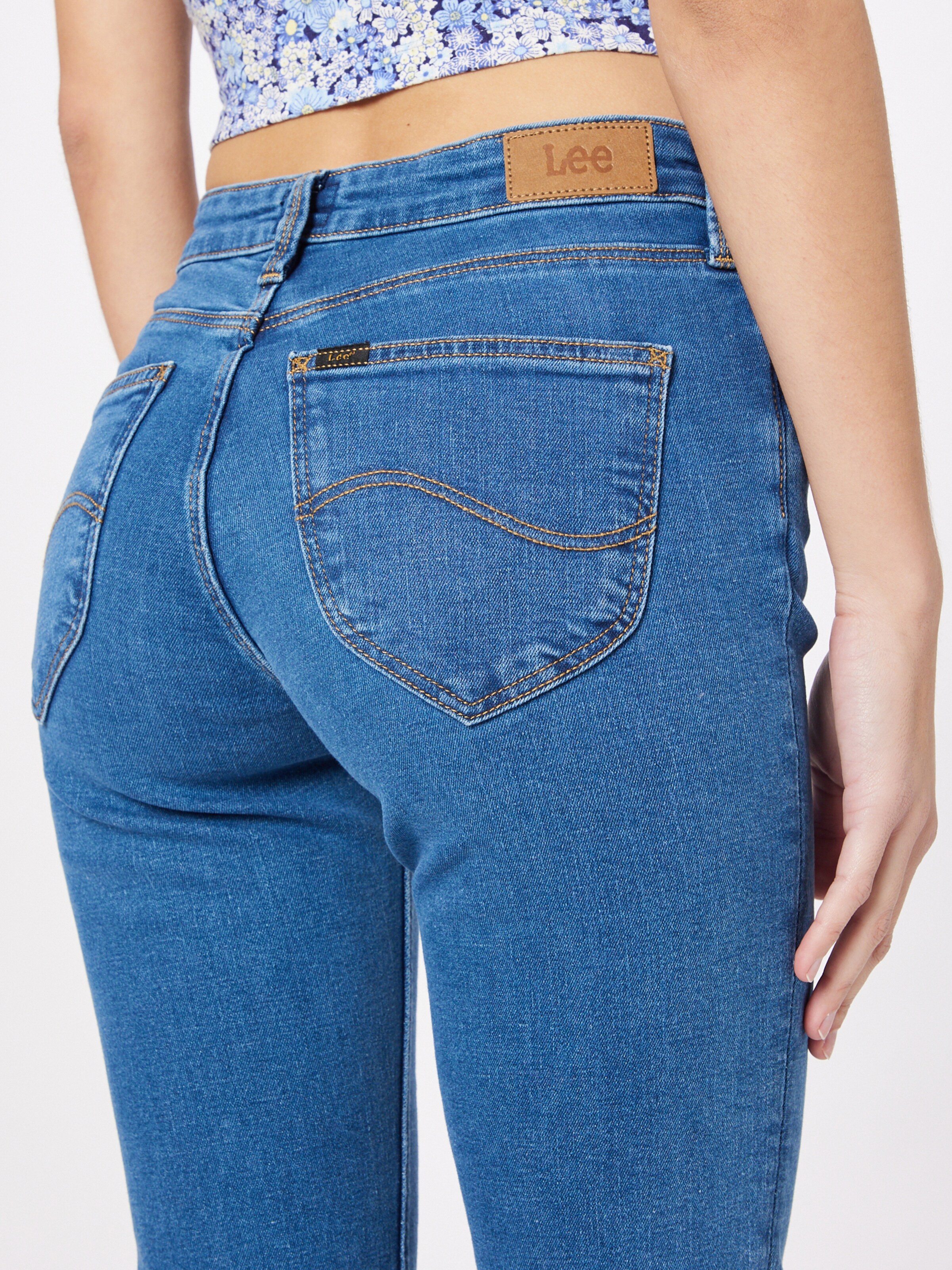 Frauen Jeans Lee Jeans 'Marion' in Blau - ML15100