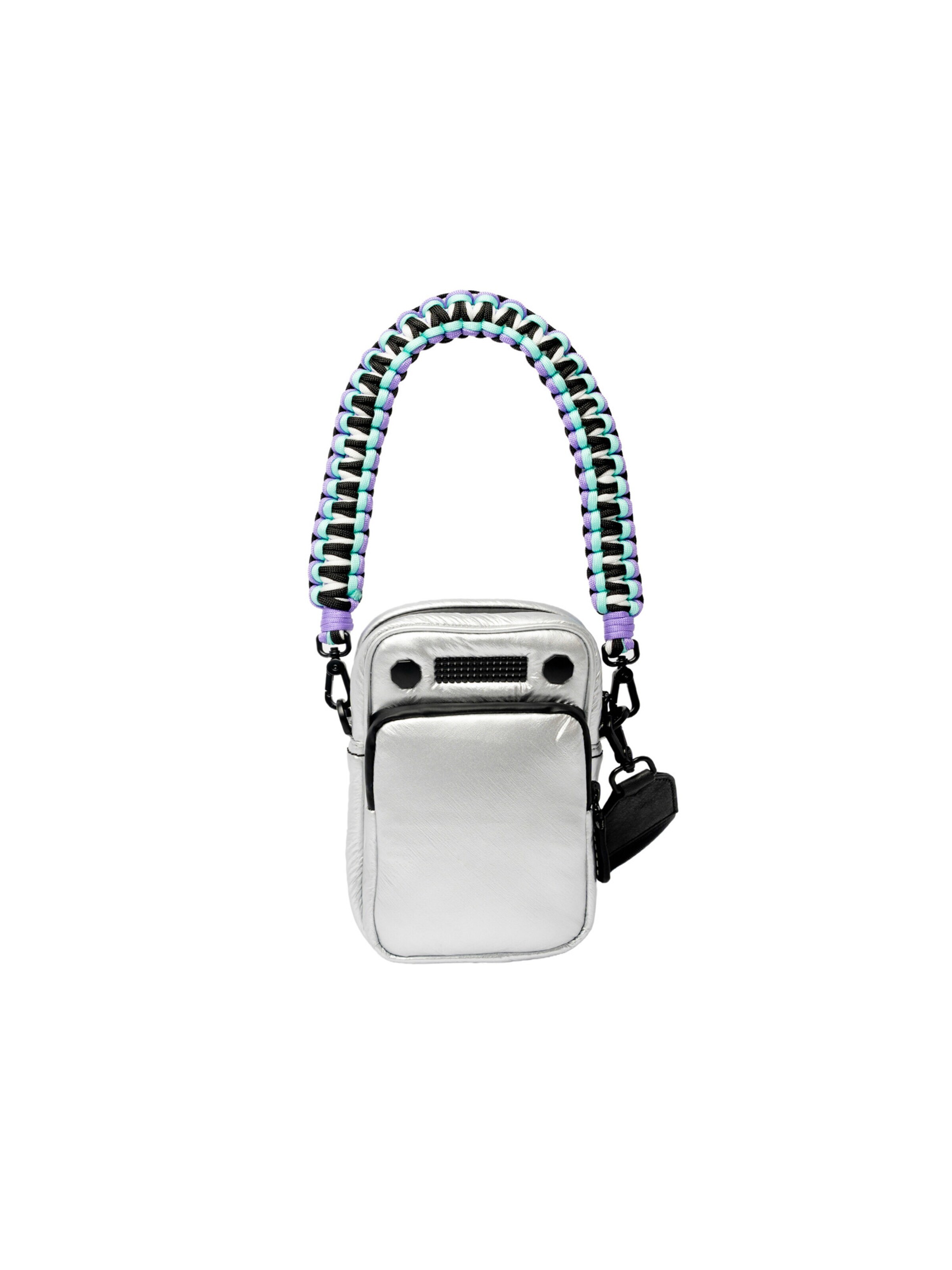 Clio Handbag 'URBAN' in Silver: front