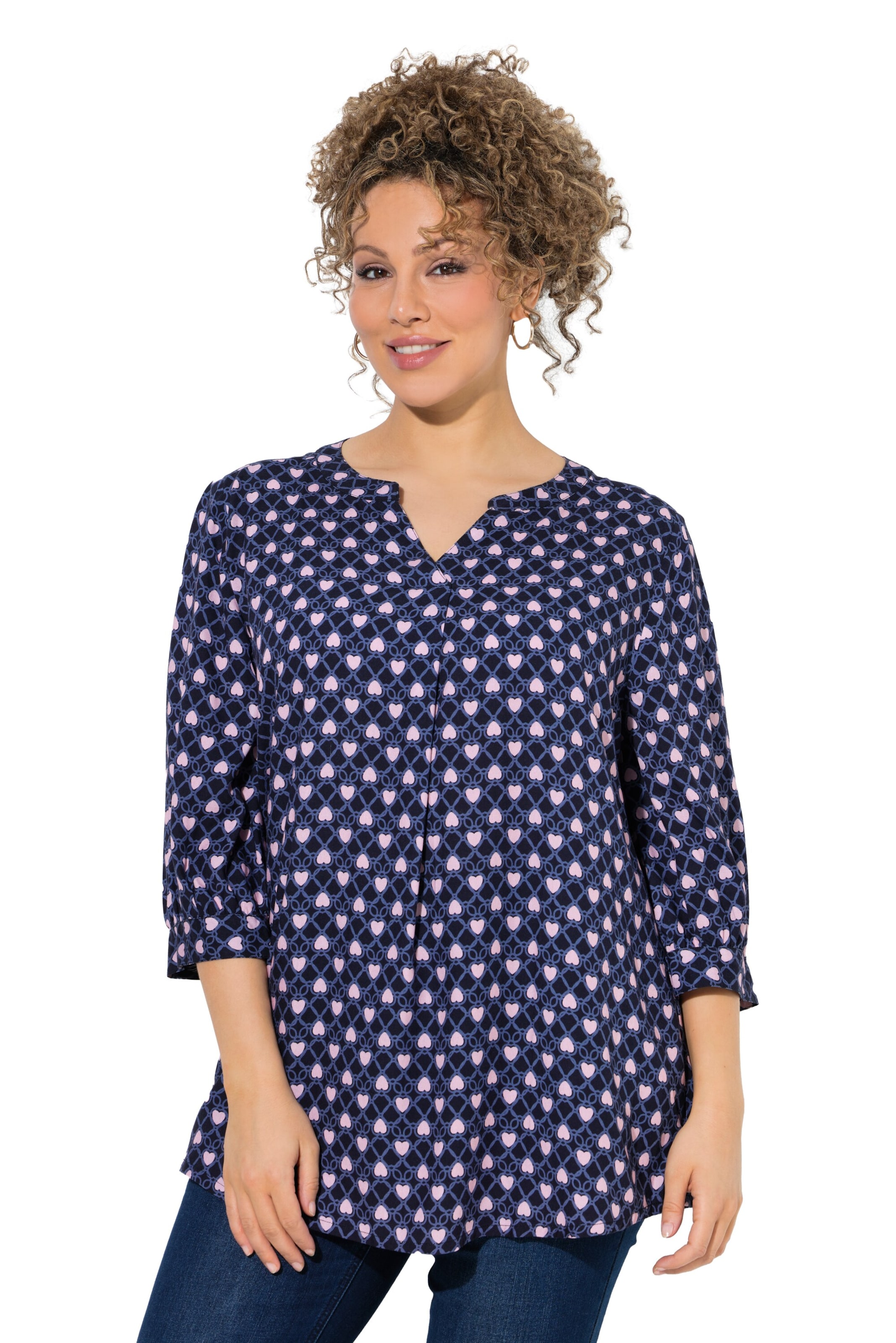 Ulla Popken Tunic in Blue: front