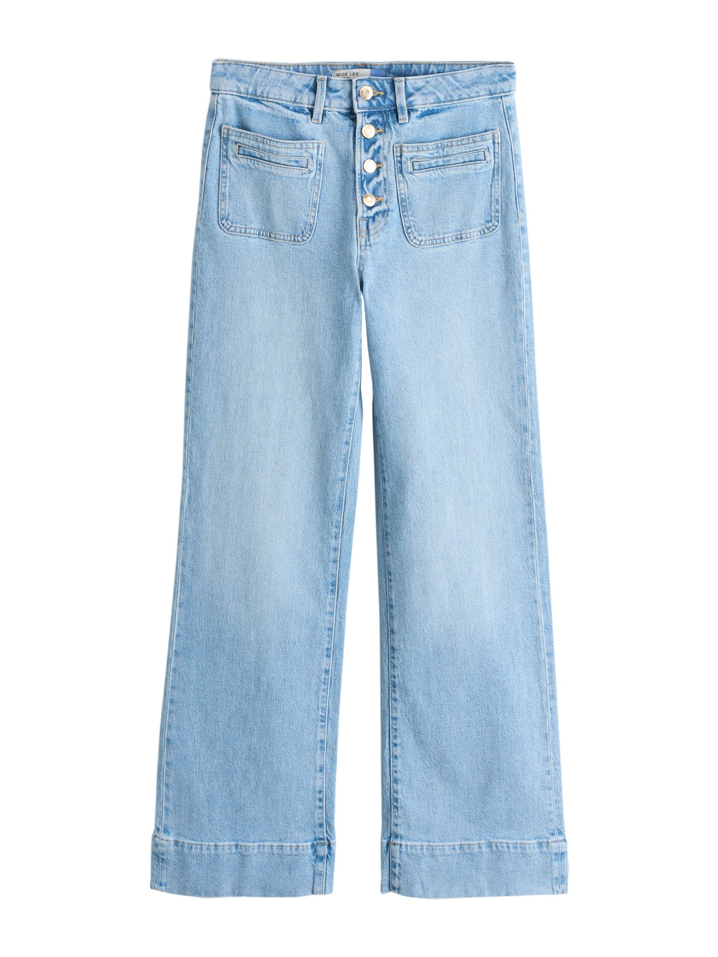 Next Jean en bleu, Vue avec produit