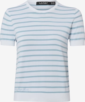 Pull-over Lauren Ralph Lauren en blanc : devant