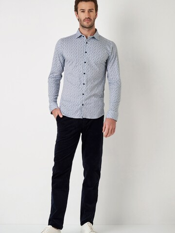 DESOTO Slim fit Overhemd in Blauw